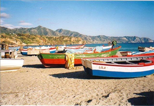 Nerja 1ª Linea De Playa De Burriana , Terraza Grande Al Mar Apartment Ngoại thất bức ảnh
